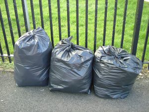 Garbage in bags